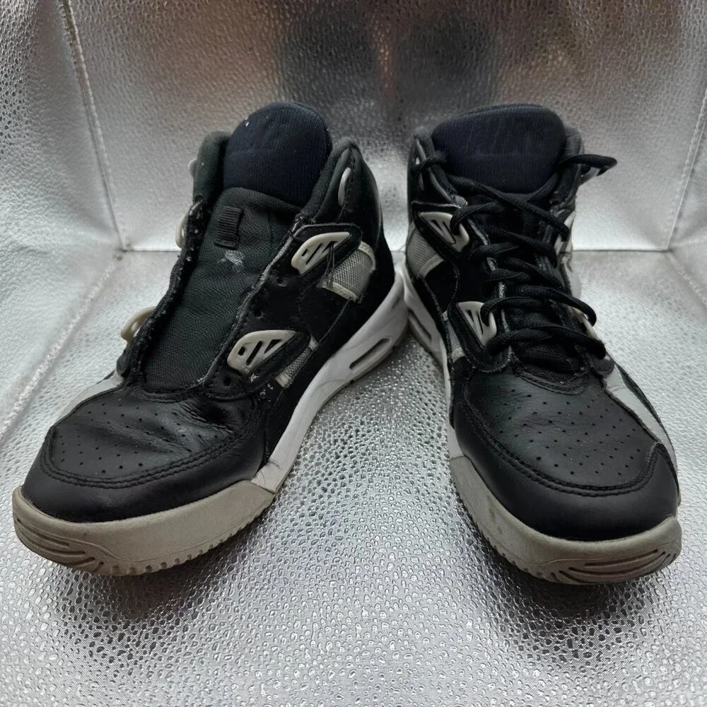 Size 4Y Nike Air Youth Black Grey Mod Top Basketball Sneakers‎ DX3764-001